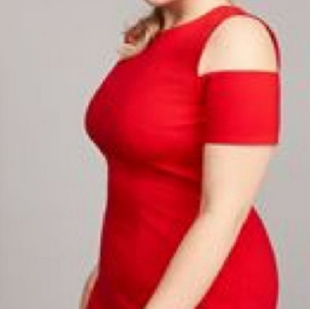 Cold shoulder dress